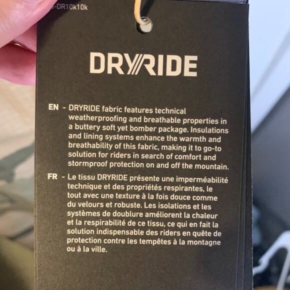 Burton Dryride Womens Avalon Ski Bib Size XL NEW Barren Camo Waterproof Vents - Picture 13 of 16